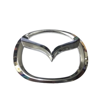 MAZDA โลโก้ แป้นแตร พวงมาลัย Steering Wheel Chrome Plastic ABS Logo Emblem 2 3 CX3 CX5