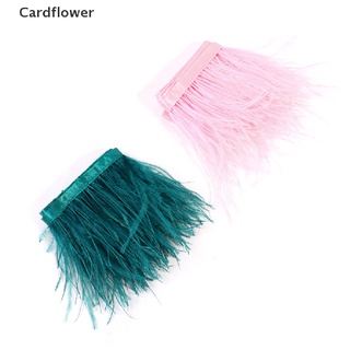 &lt;Cardflower&gt; ริบบิ้นขนนกกระจอกเทศ 8-10 ซม. ยาว 1 เมตร สําหรับตกแต่งชุดแต่งงาน DIY