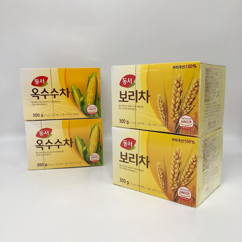 ชาเกาหลี-ชาข้าวบาร์เลย์-ชาข้าวโพด-300g-30-ถุง-dongsuh-barley-tea-corn-tea-ของแท้จากเกาหลี