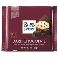 ริตเทอร์-สปอร์ต-ดาร์คช็อกโกแลต-50-ritter-sport-dark-chocolate-100-กรัม