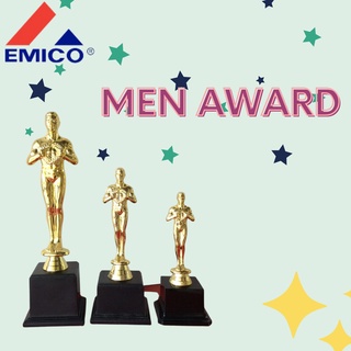 ภาพหน้าปกสินค้าของแถมฟรี🔥 ถูกที่สุด 🔥Men Award รางวัลยอดเยี่ยมชาย สีทอง ถ้วยรางวัลออสการ์ ออกแบบและทำข้อความฟรี ราคาโรงงาน พร้อมส่ง ที่เกี่ยวข้อง