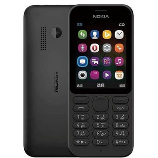 โทรศัพท์มือถือ โนเกียปุ่มกด NOKIA PHONE 215   (สีดำ) จอ2.4นิ้ว 3G/4G ลำโพงเสียงดัง  รองรับทุกเครือข่าย 2021ภาษาไทย-อังกฤ