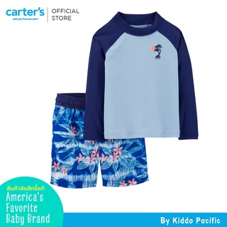 CarterS Swim Long Sleeve+Pants 2Pc Print L8 คาร์เตอร์เสื้อผ้าชุดว่ายน้ำเซท 2 ชิ้น