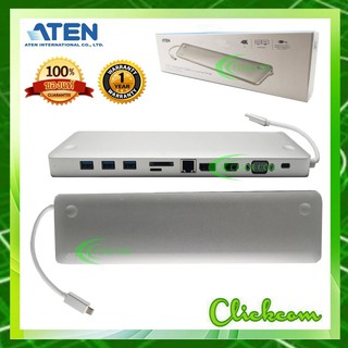 ATEN DOCKING USB-C MULTIPORT DOCK WITH POWER PASS-THROUGH  UH3234