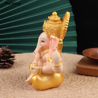 PetKing☀ Gold Lord Ganesha Buddha Statue Elephant God Sculptures Ganesh Figurines .