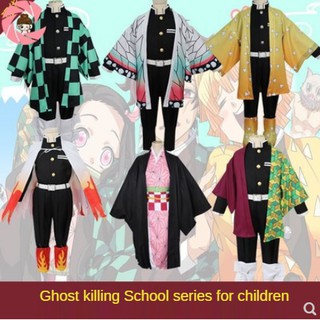 ชุดคอสเพลย์ Anime เสื้อดาบพิฆาตอสูร ชุดชิโนบุDemon Slayer Blade Cos เสื้อผ้าแจ็คเก็ต Kitchen Gate Tanjiro My เด็ก Ghost