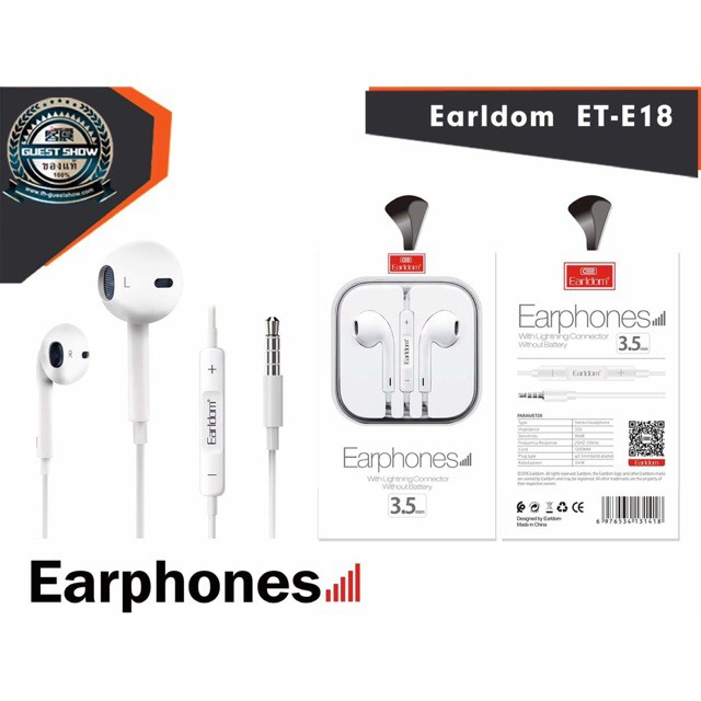 หูฟัง-สมอลทอร์ค-earldom-et-e18-รองรับ-ios-และ-androidของแท้100-คุยโทรได้-หูฟังเสียงดี-พกพาง่าย-สินค้ามีประกันทุกชิ้น