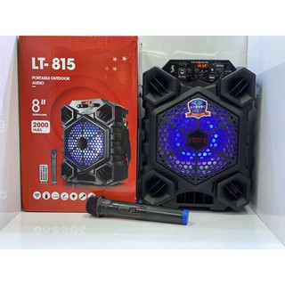 ลำโพงบลูทูธ LT-815 - LT-816 ลำโพง Karaoke ปรับเอคโค่ได้  เสียงดี