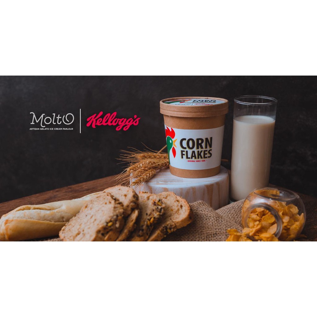 ภาพหน้าปกสินค้าCornflake (ไอศกรีม ซีเรียลคอนเฟลก 1 ถ้วย 16 oz.) - Molto premium Gelato