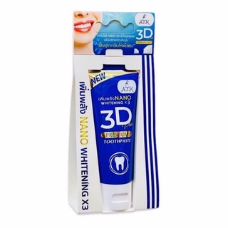 ยาสีฟัน 3D Plus by ATK สูตรนาโนเจล [ ขนาด 50 g. ]