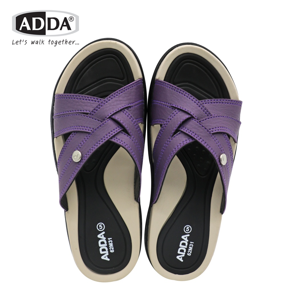ภาพสินค้าADDA รองเท้าแตะลำลอง แบบสวม สำหรับผู้หญิง รุ่น 62M31W1 (ไซส์ 4-7) จากร้าน adda_online_shop บน Shopee ภาพที่ 2