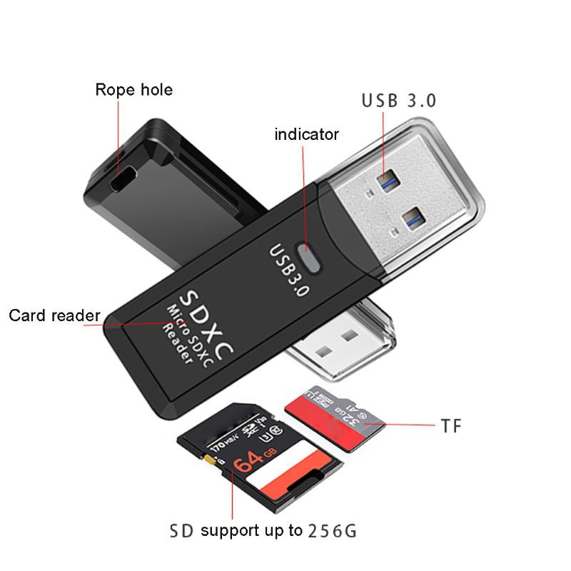 cre-อะแดปเตอร์การ์ดรีดเดอร์-2-in-1-usb-3-0-high-speed-micro-sd-tf-sd-สําหรับ-pc-laptop