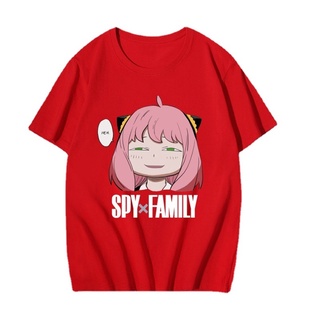 🔥 SPY x FAMILY adult t-shirt คอกลม แฟชั่น ผ้าฝ้ายแท้ เสื้อยืด adult topsคอกลม แฟชั่น ผ้าฝ้ายแท้ เสื้อยืด ฤดูร้อน anime