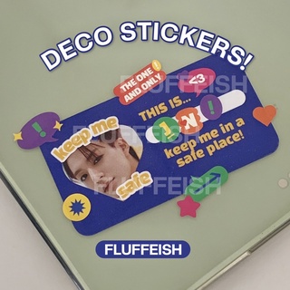 สติกเกอร์ Deco ลายตัวอักษร Deco STICKERS สําหรับตกแต่งบ้าน