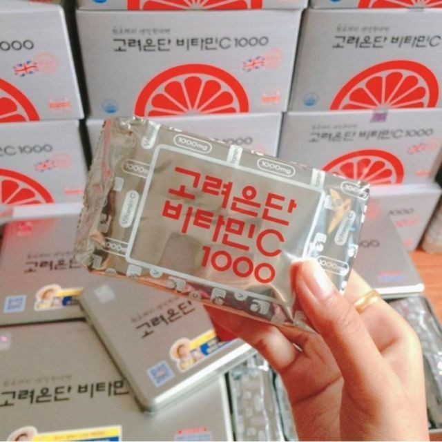 ภาพสินค้าพร้อมส่ง  ถูก  (60เม็ด)วิตามินซีอึนดัน Korea Eundan Vitamin C 1000﻿ วิตซีอึนดัน ของแท้100% จากร้าน kanedonb บน Shopee ภาพที่ 4