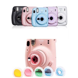 สินค้า 【For Mini 11】Selfie Mirror & 6 Colors Close-Up Lens Filters  For Fujifilm Instax Mini 11  Camera Close Up Lens