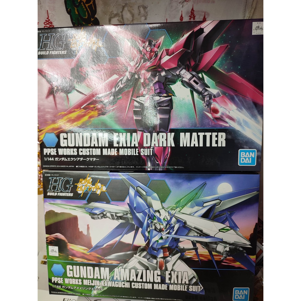 CÓ SẴN] Mô Hình Lắp Ráp HGBF 1/144 Exia Dark Matter Bandai