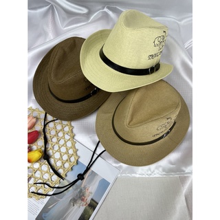 ภาพหน้าปกสินค้าหมวกสาน [รุ่นB019] หมวกสานทรงปานามา [ช้าง2ตัวThailand] หมวกกันแดด หมวกไปเที่ยว หมวกผู้ชาย หมวกแฟชั่น ที่เกี่ยวข้อง