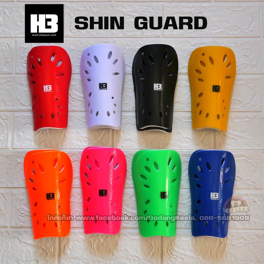 ภาพหน้าปกสินค้าH3 SHIN GUARDS SOCCER สนับแข้ง ผู้ใหญ่ 100% จากร้าน sportsshoponline บน Shopee