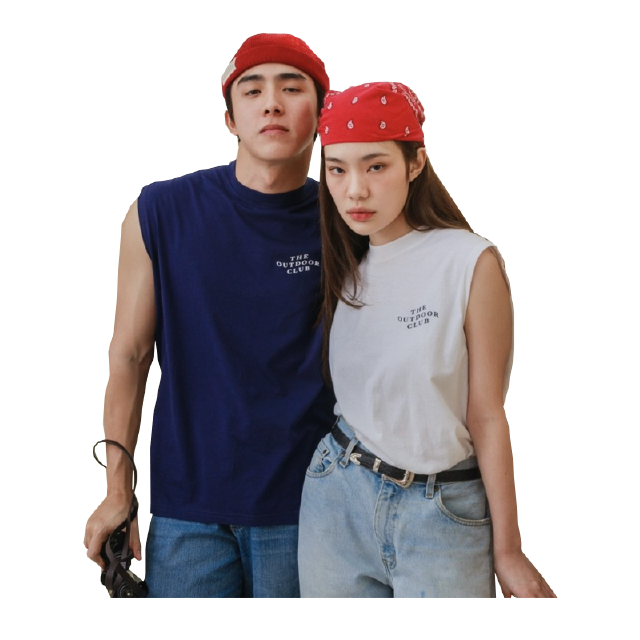 โปรโมชั่น : LIFEPROJECTBKK THEOUTDOOR Sleeveless Freesize - เสื้อยืดคอกลมแขนกุดผ้าคอตตอนแท้100%