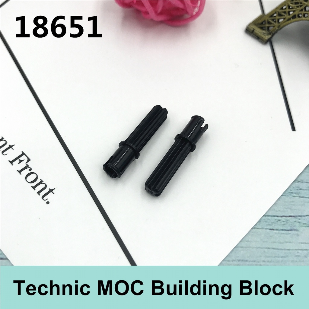 อะไหล่บล็อกตัวต่อเทคโนโลยี-10-ชิ้น-สําหรับอะไหล่-major-brand-moc-18651-6089119-เพลาไขว้-1x3