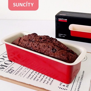 ถาดอบ ถาดอบเค้ก พิมพ์ financier พิมพ์ Loaf Pan red series  20x8x5.8 YC80170 Suncity