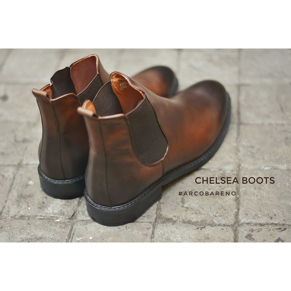 901 Arcobareno Chelsea Boots Panited Patina | Shopee Thailand