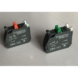 ZBE-101 ZBE-102 Harmony XB Contact Block 1NC or 1NO 600 VAC "Schneider Electric"