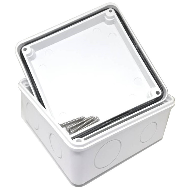 กล่องพักสาย-cctv-กล้องวงจรปิด-boxกันน้ำ-4x4-brand-hiview-1ชุด4-กล่อง