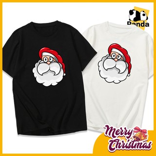 Christmas new Year Santa Clau T Shirt Santa Clau T-shirt Cotton Unisex Asian Size Variety of colorsเสื้อยืดผู้หญิง