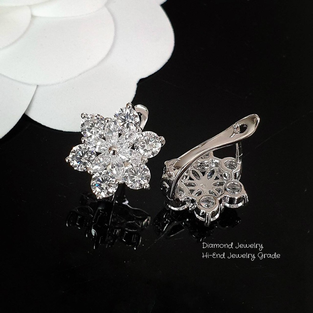 diamond-earring-งานเพชร-cz-แท้-งานสวยมว้ากกกกกถึงมากที่สุดคะ-รุ่นนี้แนะนำเลยค่ะ-เพชรเยอะ-เพชรน้ำขาวมากๆ