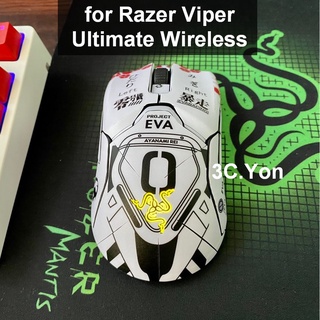 สติกเกอร์เทป ลายการ์ตูน กันลื่น กันเหงื่อ สําหรับเมาส์เล่นเกม Razer Viper Ultimate