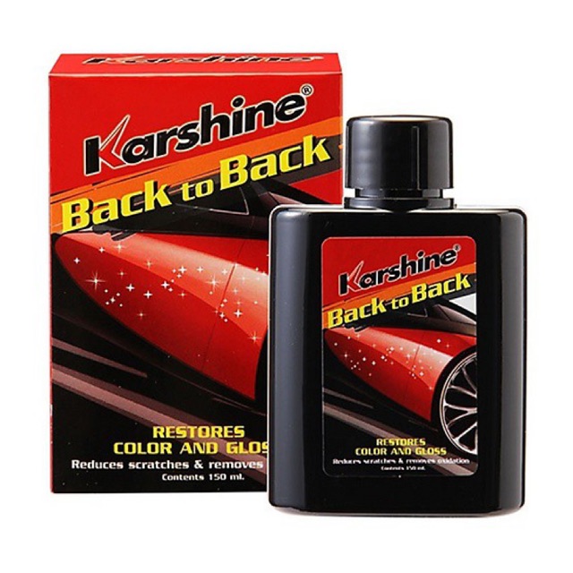 ภาพหน้าปกสินค้าน้ำยาลบรอยขีดข่วน Karshine รุ่น Back to Back  ขนาด 150 ml.