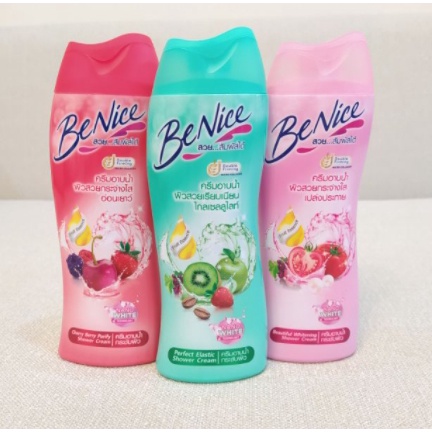 บีไนซ์-benice-180ml-ครีมอาบน้ำบีไนซ์-ผิวสวยกระจ่างใสเปร่งประกาย-ครีมอาบน้ำบีไนซ์-180-มล