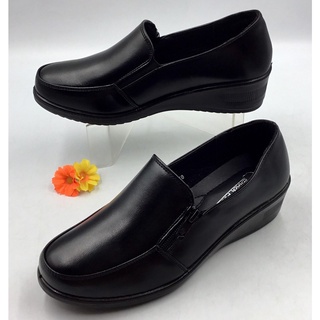 รองเท้าคัทชูผู้หญิง (SIZE 36-41) (รุ่น V737 มีซิป) รองเท้าทางการ (มาใหม่)