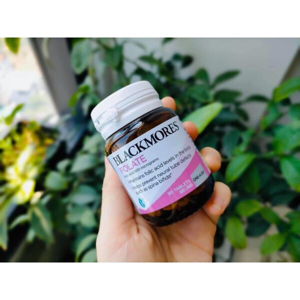 ภาพสินค้าพร้อมส่ง แบล็คมอร์ส Blackmores Folate 500 mcg 90 Tablets โฟลิค แอซิด จากร้าน eucerinthiiland บน Shopee ภาพที่ 2