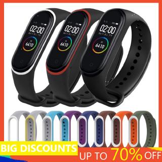 【พร้อมส่ง】สร้อยข้อมือ Xiaomi Mi Band 3/4 สายรัดข้อมือ สายรัดข้อมือทูโทน สายรัดข้อมือซิลิโคน สายนาฬิกา Xiaomi