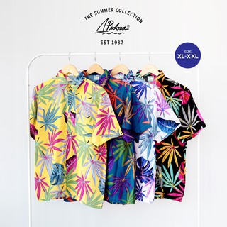 เสื้อฮาวาย Pidoza Hawaii แนววินเทจ ทรงหลวม ใส่สบาย ผ้าสปันเรยอน