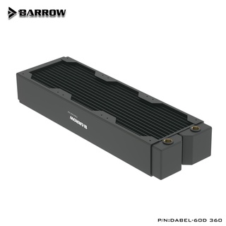 Barrow Dabel-60d พัดลมระบายความร้อน CPU หม้อน้ํา ทองแดง หนา 60 มม. 360 120 มม.