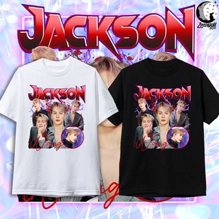 เสื้อยืดโอเวอร์ไซส์TSHIRTฝ้ายแท้จริง♂▦เสื้อยืดใหม่ 2022เสื้อยืด Jackson Wang แจ็คสัน หวัง  เสื้อยืดนักร้อง ไอดอลเกาหลี เ