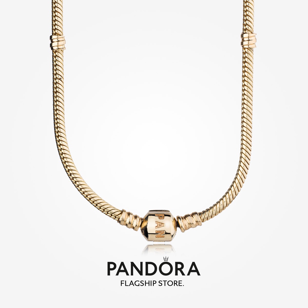 pandora-สร้อยคอโซ่งู-ทอง-14k