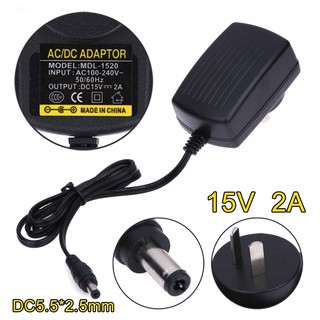 ภาพหน้าปกสินค้าอะแดปเตอร์พาวเวอร์ซัพพลาย DC 15V 2A Adapter AC 100 V-240 V to DC 15V ซึ่งคุณอาจชอบราคาและรีวิวของสินค้านี้