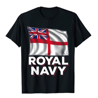 เสื้อยืดผ้าฝ้ายพิมพ์ลายคลาสสิก ใหม่ เสื้อยืดผ้าฝ้าย 100% พิมพ์ลายธงชาติอังกฤษ ดอกไม้ กองทัพเรือ สําหรับผู้ชาย คู่รัก