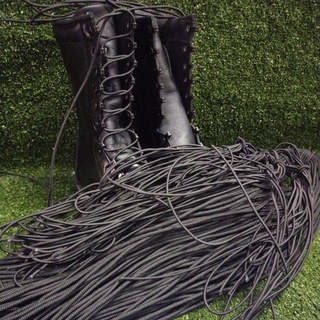 ภาพขนาดย่อของภาพหน้าปกสินค้าเชือกรองเท้าคอมแบท แบบธรรมดา และ แบบยางยืด จากร้าน kaseminter บน Shopee