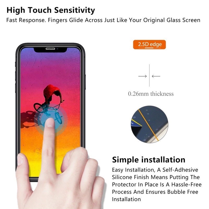 ฟิล์มกระจกใส-realme-3-3pro-5-5pro-c2-5i-5s-6-6i-6pro-c3-c11-c12-c17-7pro-c21-realme8-แบบใส-ไม่เต็มจอ-ฟิล์มกระจกนิรภัย-9h