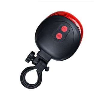 Easy Steamer ไฟ LED สำหรับจักรยาน (สีดำ / แดง)