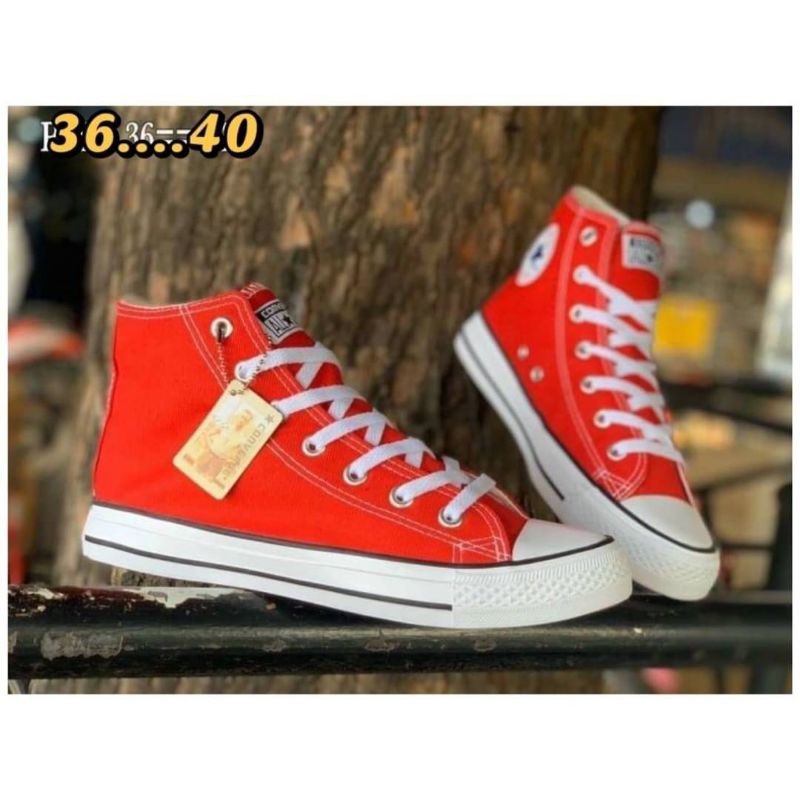 รองเท้าผ้าใบหุ้มข้อ-converse-หุ้มข้อ-มีขนาดตามในภาพ-เเจ้งสีและไซส์ในเเชท