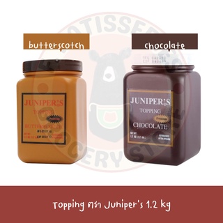 Juniper Butter Scotch Topping 1.2KG(จูนิเปอร์ บัตเตอร์สก็อต ท็อปปิ้ง 1.2 กิโลกรัม) ช็อคโกแลตท็อปปิ้ง