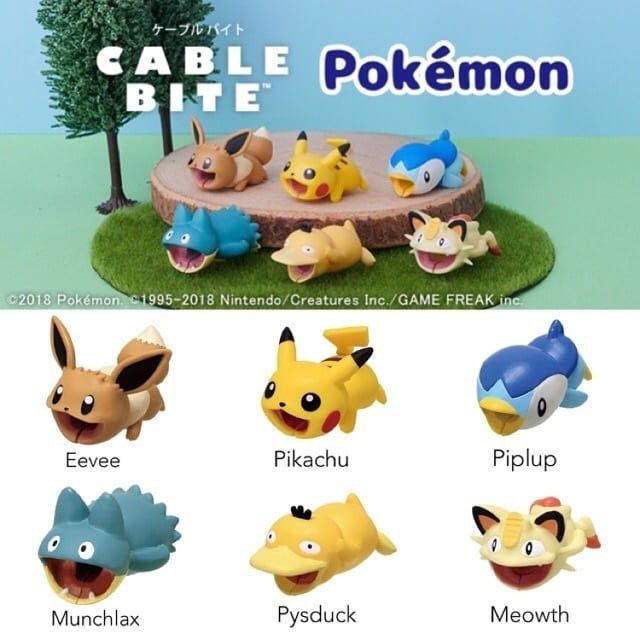 Cable Bite Pokemon ตัวถนอมสายชาร์จโปเกมอน มี 6 ลาย | Shopee Thailand