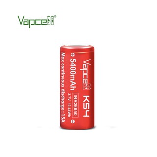 Vapcell INR26650 K54 5400mAh 3.7V 1ก้อน ของแท้เช็คโค๊ดได้